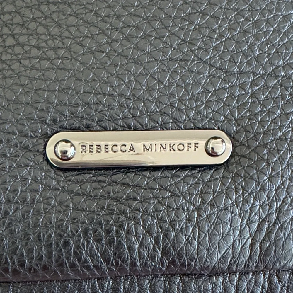 Rebecca Minkoff Pebbled Black Leather Backpack - Picture 3 of 7